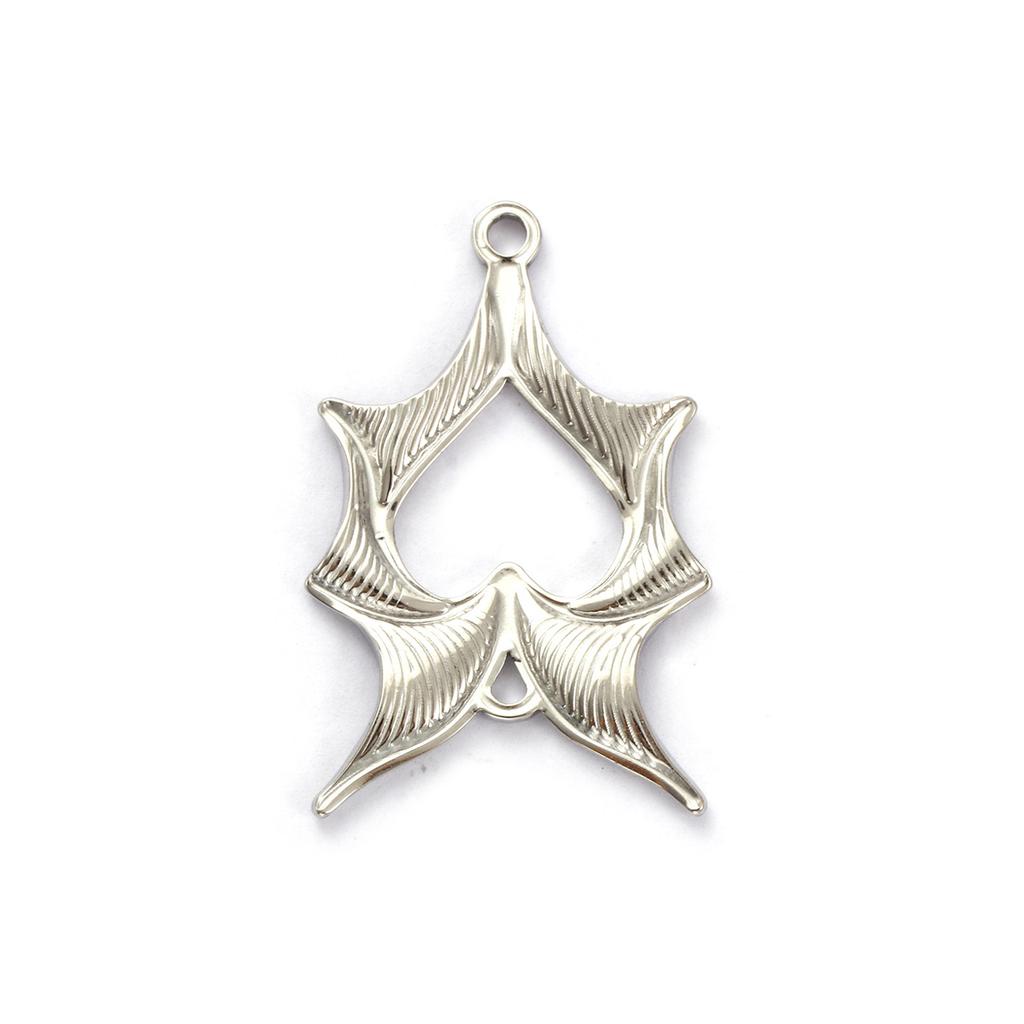 2 Piece 304 Stainless Steel Valentine's Day Charms Multicolor Heart Pendants For DIY Necklace Bracelet Jewelry Making Findings