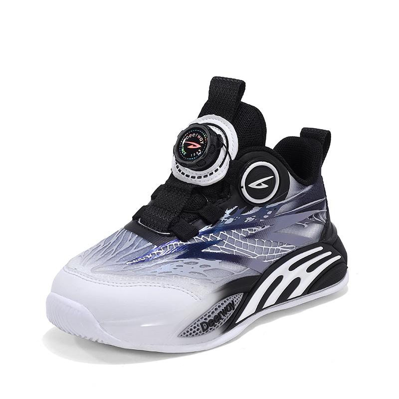 Childrens Sports Shoes New Comfortable Breathable Mesh Fashion Versatile Training Shoes Boys Non Slip Fitness Basketball Shoes