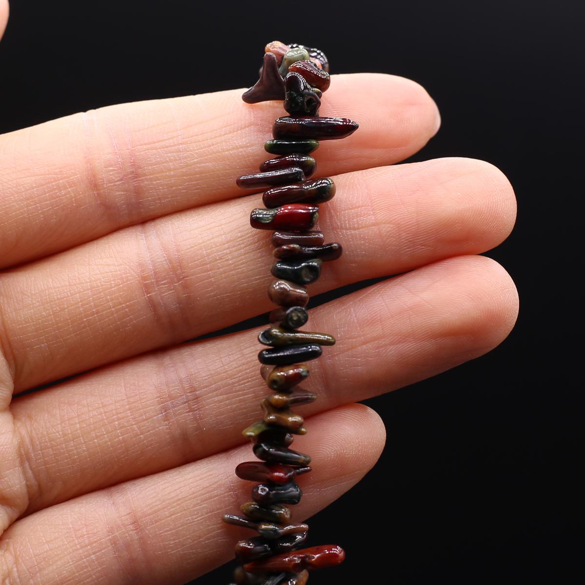 

Синтетические коралловые бусины из 1 нити диаметром 7-15 мм, маленькие саженцы в форме сквозного отверстия, свободные бусины-разделители для изготовления ювелирных изделий, аксессуары для ожерелья своими руками 7-15mm