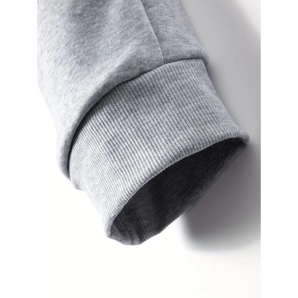 Ensemble de survêtement à capuche 2 pièces pour homme - Hiver, Sweatshirt ample décontracté et Pantalon de jogging
