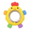 Chick-shaped Baby Teether Toys with Rattle Sensory Toy Cute Chew Toys  3-12 Months