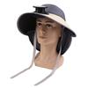 Wide Brim Sun Hat With Built-In Fan Summer Cap Outdoor Straw Visor Hat With Solar/Usb Powered Fan For Camping Fishing Hiking