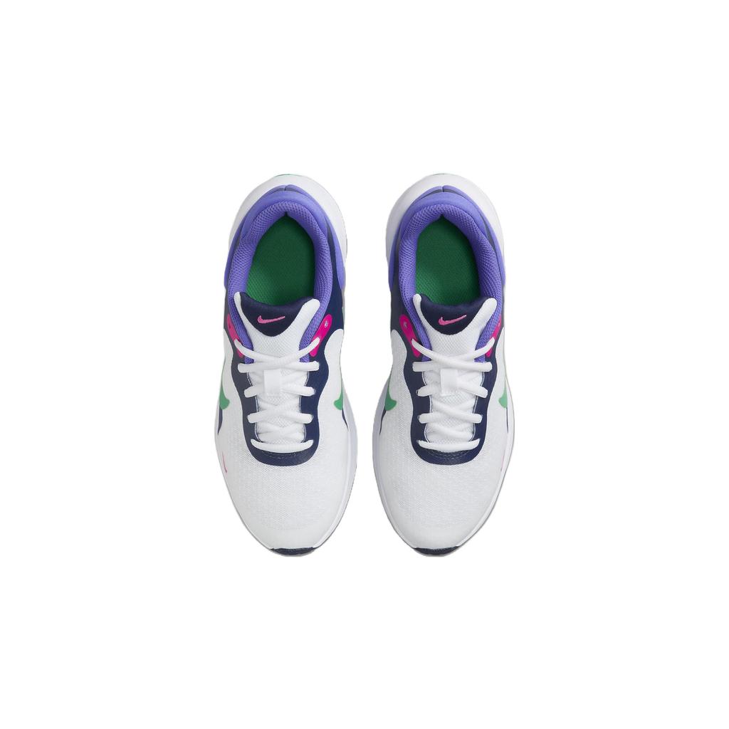 (GS) Nike Revolution 7 'White Persian Violet Navy' Kids' FB7689-101