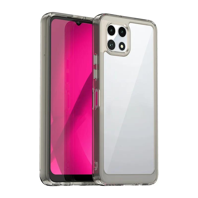 Transparent Colorful TPU Case for T-Mobile Revvl 7 Pro T Phone 2 Pro 5G Protective Cover Clear Shell Fundas Coque Capa