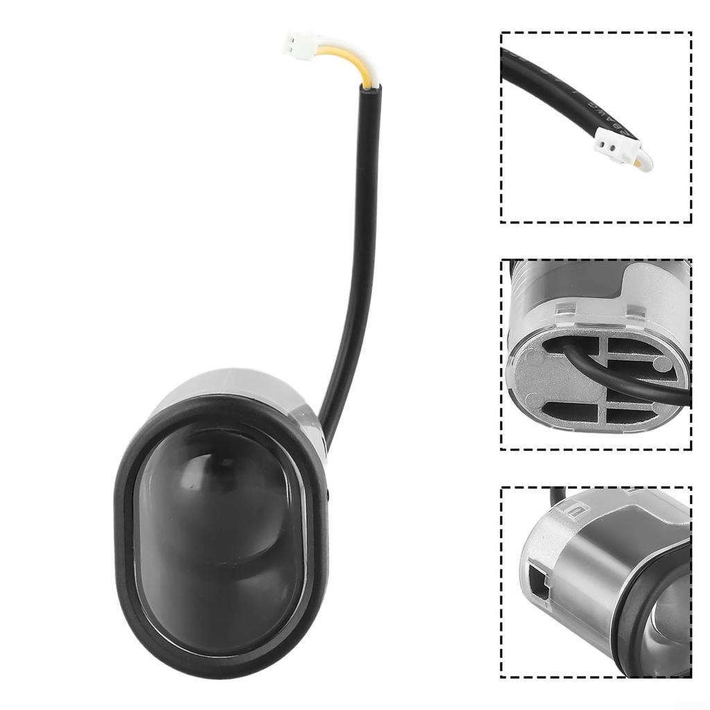 1 Stück Frontleuchten 4,2*4,22*4cm 40g Schwarz Scheinwerfer