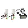 Electric Bicycle Controller Kit Electric Bike Dual Drive Motor Control Panel with SW900 LCD Display Meter for Electric
