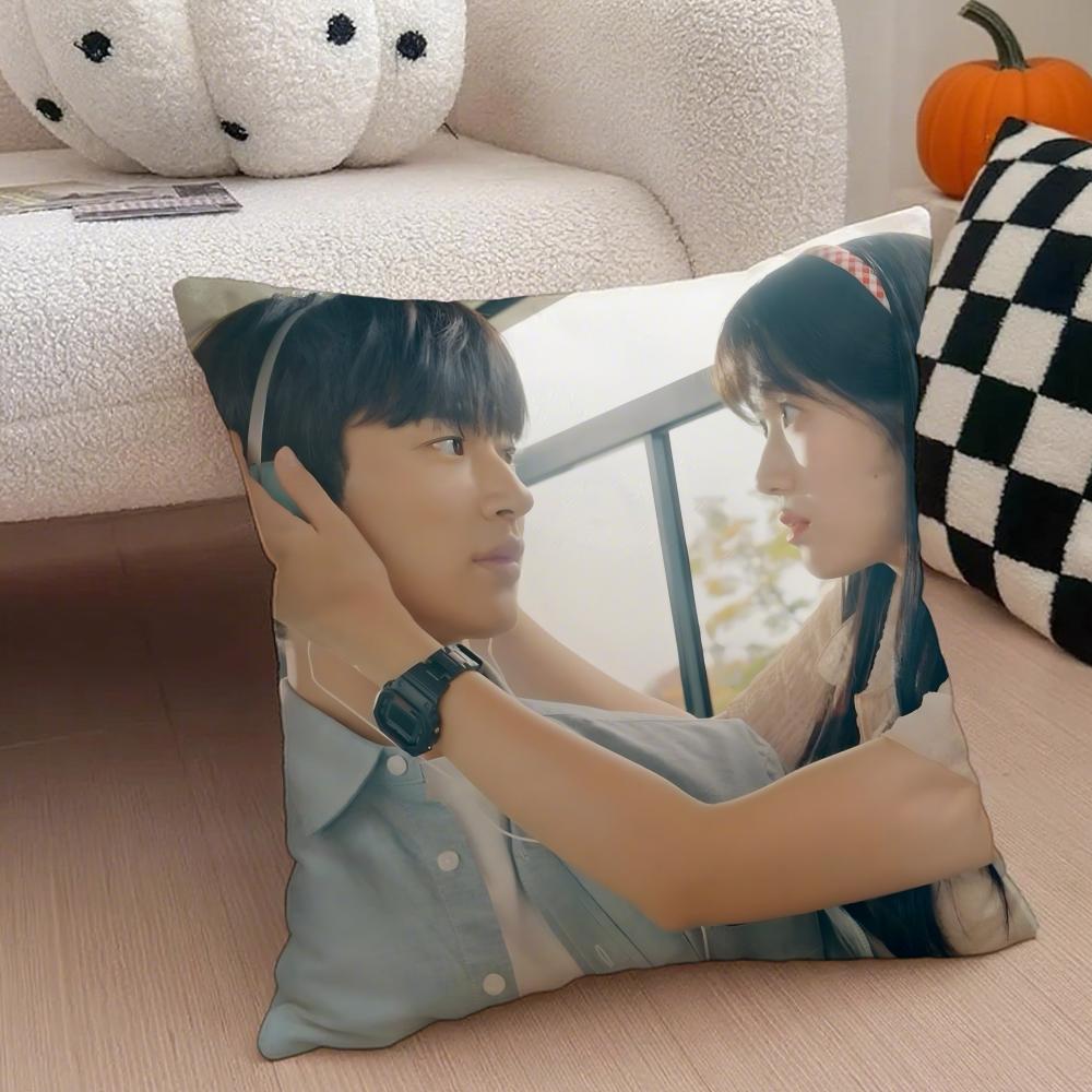korean drama LLovely Runner Cushion Cover Throw Pillow Cover Hidden Button Durable Polyester Chair Cushion