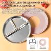 2-Pack Stainless Steel Suction Plate Baby Silicone Plate Set with 2 Forks & Spoons, BPA-Free Food-Grade Material | Dishwasher Safe | Easy To Clean