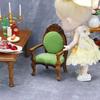 Vintage Stile Sessel Modell Figur Szene Display für 1/12 Maßstab Puppenhäuser Dekoration und Handwerksbegeisterte