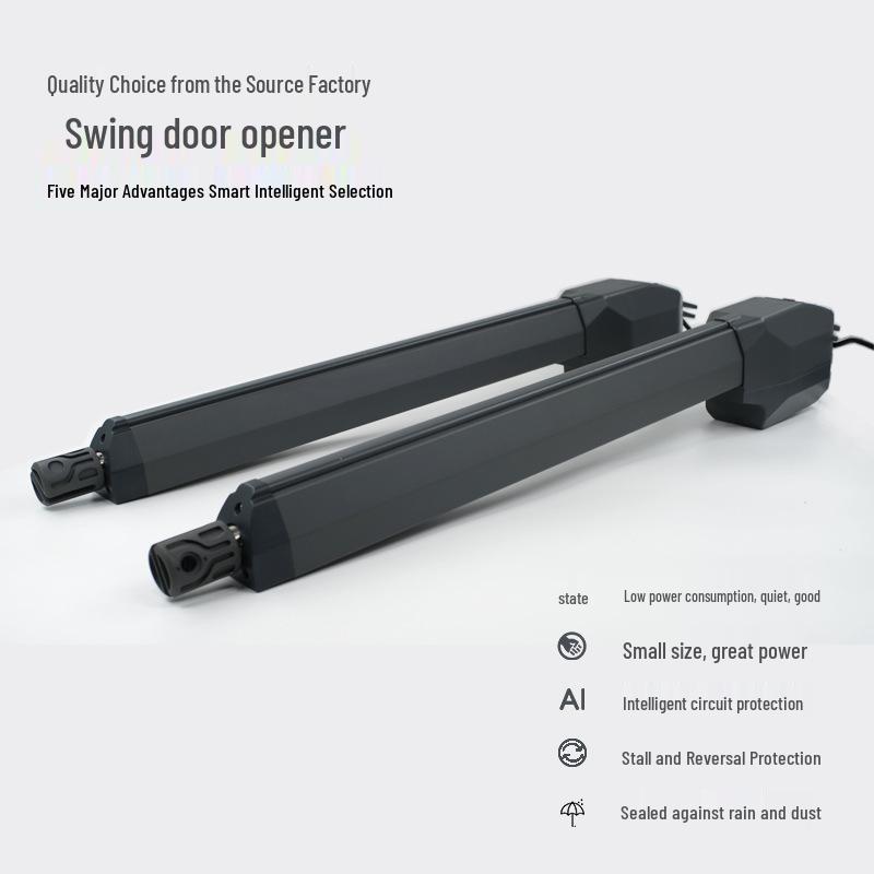 Community Villa Electric Swing Gate Opener with Remote Control and Concealed Motor