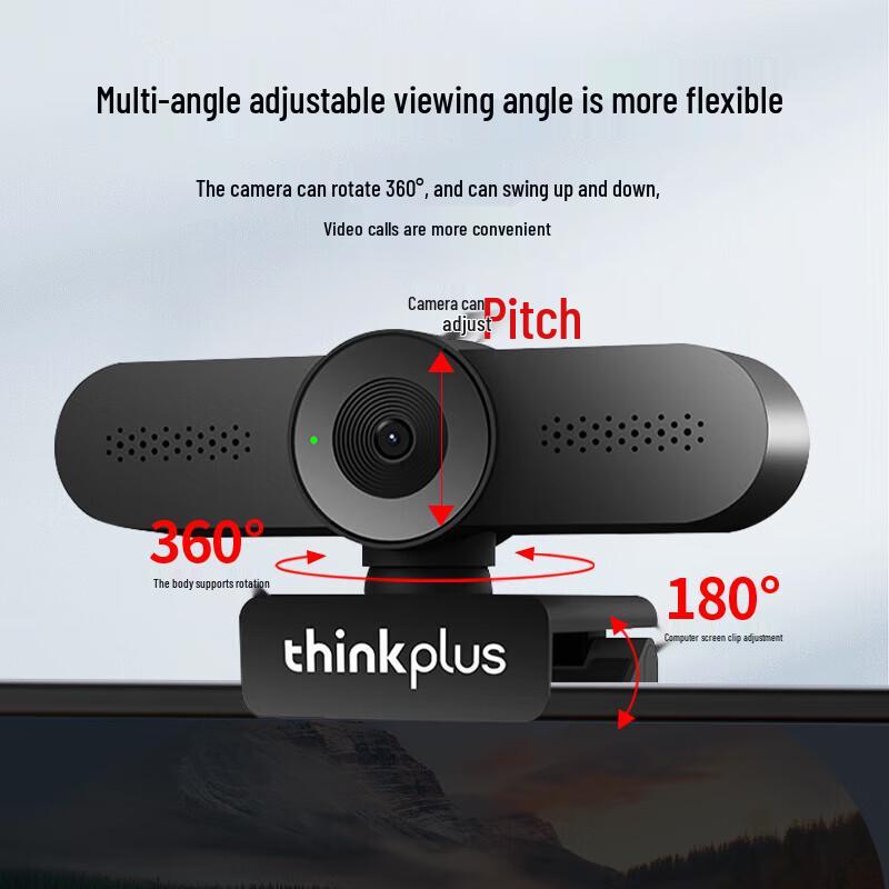 Lenovo Thinkplus 1080p USB Video Conference Camera Kit (CN Version)