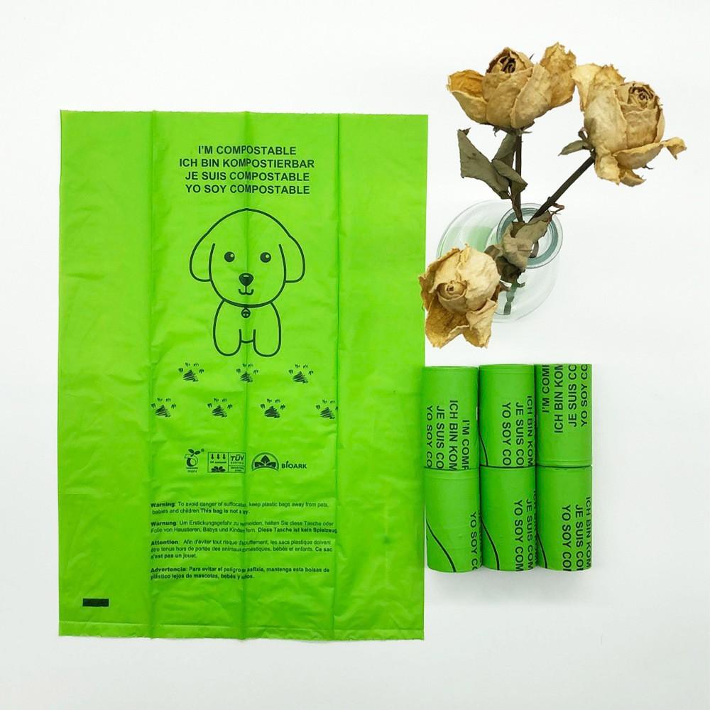 2025 Eco-Friendly 100% Compostable Modern Dog Poop Bag with Original Fragrance Dispenser 9x13 Inches for Dogs & Cats