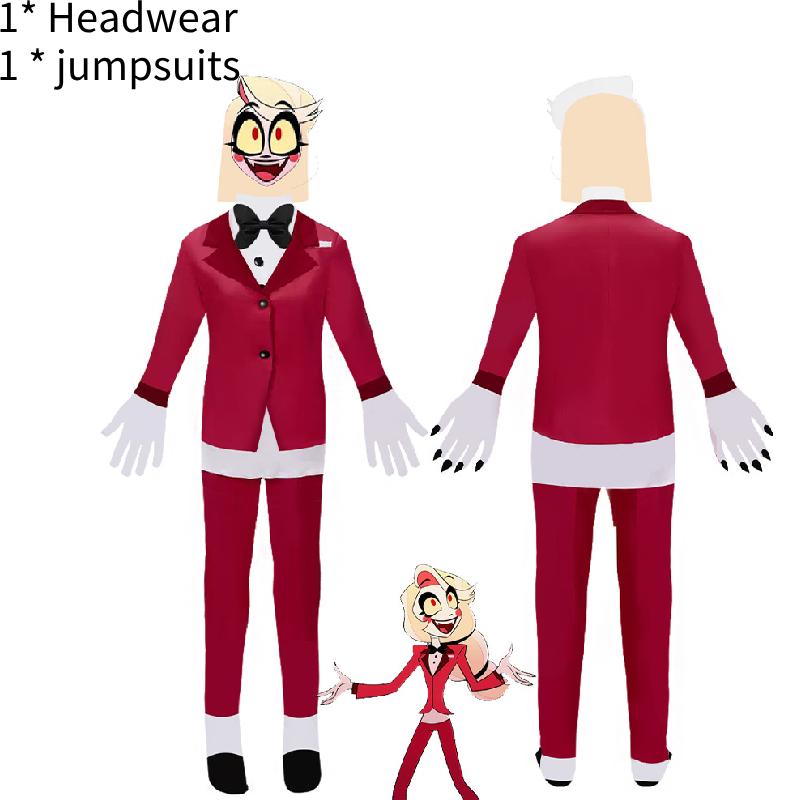 

Чарли Отель Хазбин Вэгги Ад Наггет Энджел Даст Косплей Костюм Аниме Игра Роль Charlie Wine,190