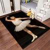 Ballet Dancer in White Tutu suitable as a non-slip mat for the living room or bedroom sofa