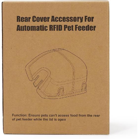 Pet Feeder Rear Cover for Pet Feeder & Connect, YOIHABV Cat Feeder Cover, Prevent Persistent Pets from Accessing/Stealing Food from The Rear of Pet