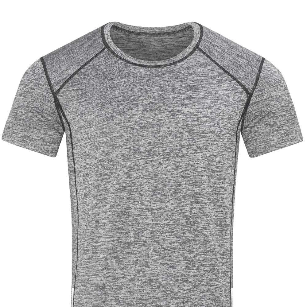 Stedman Mens Sports Recycled Reflective T-Shirt