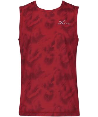 Lightweight Running Sleeveless Tank Top with and RE CW-X/Wacoal Men's Shirt, U-Neck, Moisture-Wicking Quick-Drying (Main Unit) DLO150, Men's