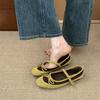 Inner Height-increasing Single Shoes Women's Shoes Spring and Autumn 2025 New Summer French Evening Wind Mary Jane Ballet Shoes