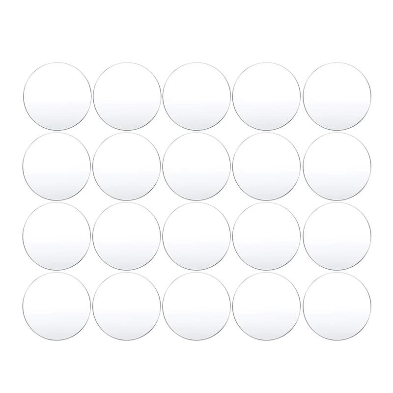 10/20 szt. Okrągły Przezroczysty Arkusz Akrylowy Przezroczysta Płyta/Szkło Pleksi Projekt Nakładki na Tort Puste Dyski Akrylowe Narzędzia do Dekoracji Tortu