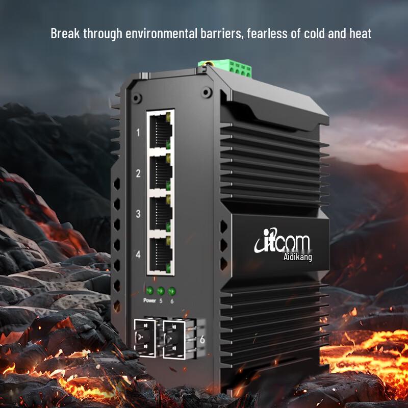 Itcom Industrial Gigabit Fiber Ethernet Switch