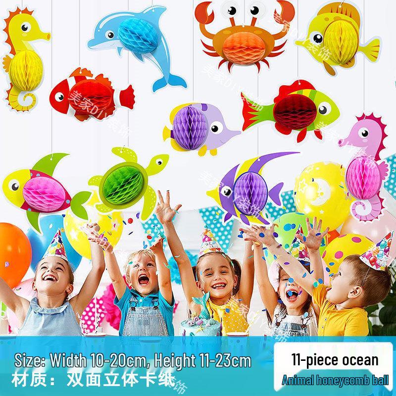 Ocean-Themed Jellyfish Hanging Decorations for Kindergarten Summer & Back-to-School