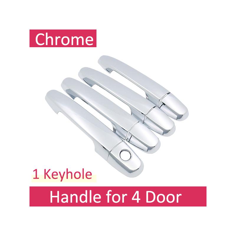 Chrome Handles Cover Trim Set for Toyota Yaris Vitz XP90 2006~2011 Auto Accessories Stickers Car Styling 2007 2008 2009