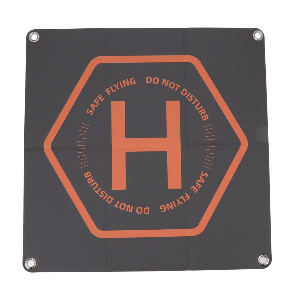 Drone Landing Pad Double Color Safety Warning Slogan Design 50cm Square Waterproof Drone Parking