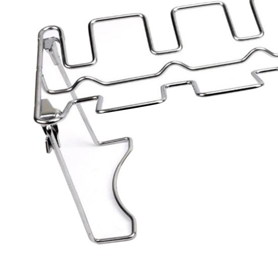 Anti-deform Stainless Steel Good Mirror Polishing Chicken Leg Wing Grill Rack with Drip Tray Roaster Rack