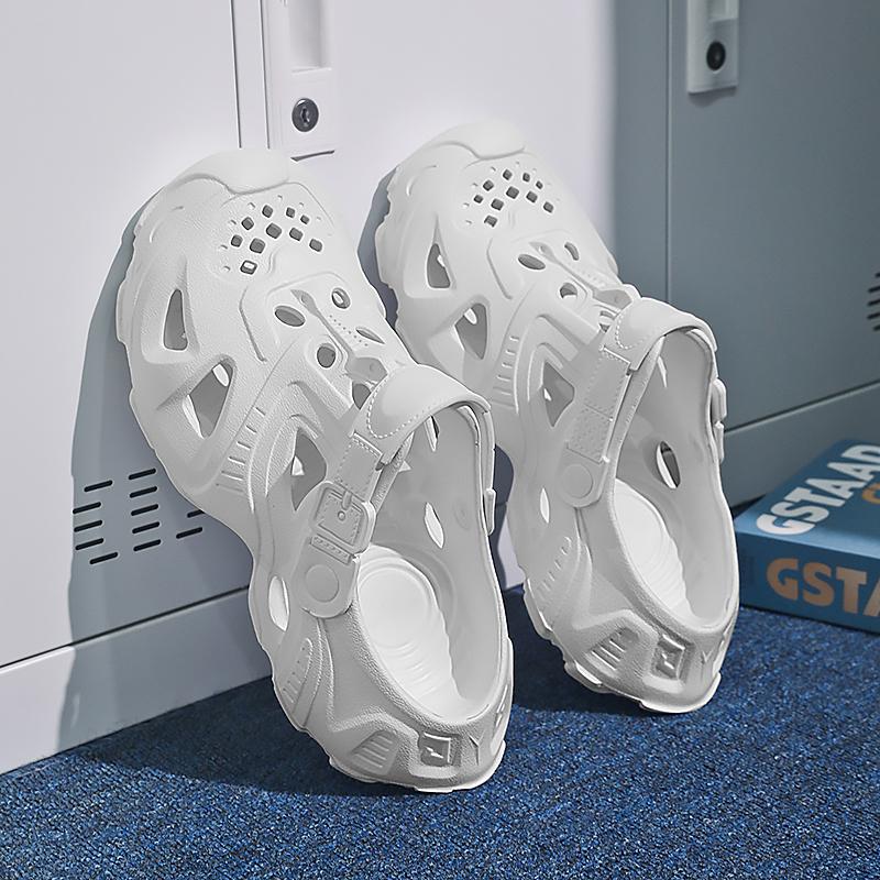 Men's Slippers Summer Sandals Soft Sole Men's and Women's Indoor Walking Beach Shoes