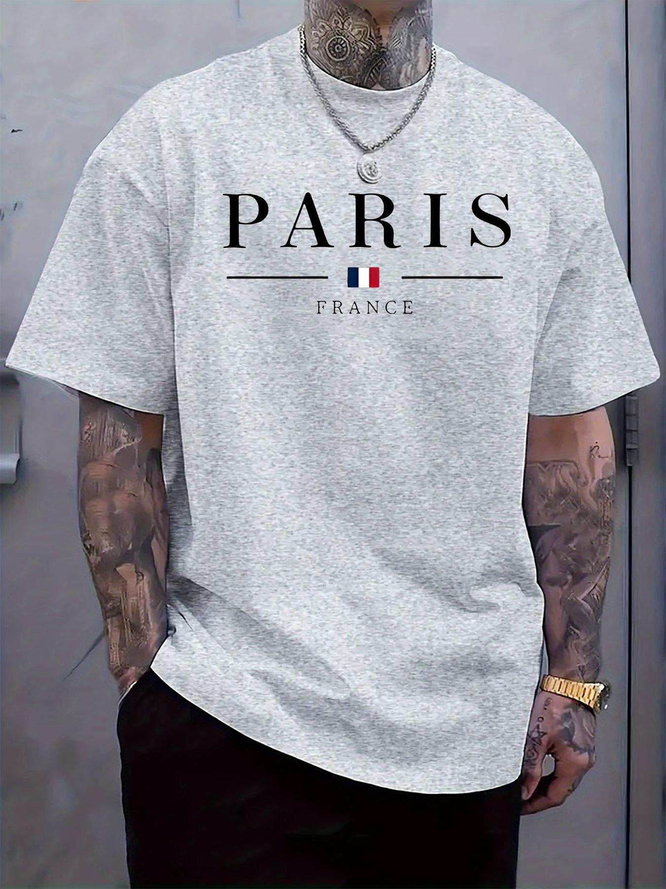 Paris France Logo Graphic Tshirt S