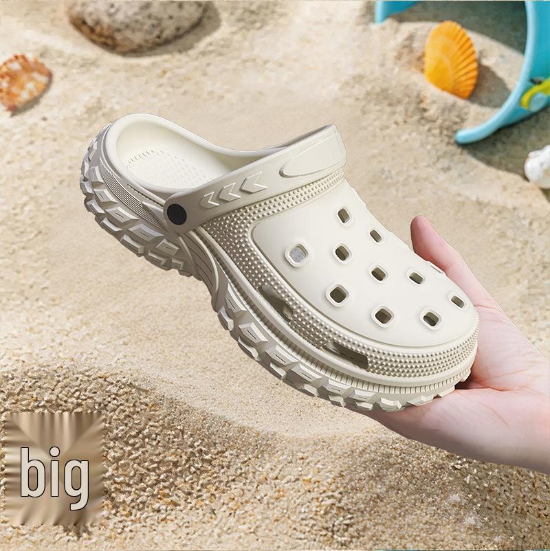 Children's Non-Slip Clogs: Summer Outdoor, Odor-Resistant, Thick Sole, Casual Two-Way Wear for Boys