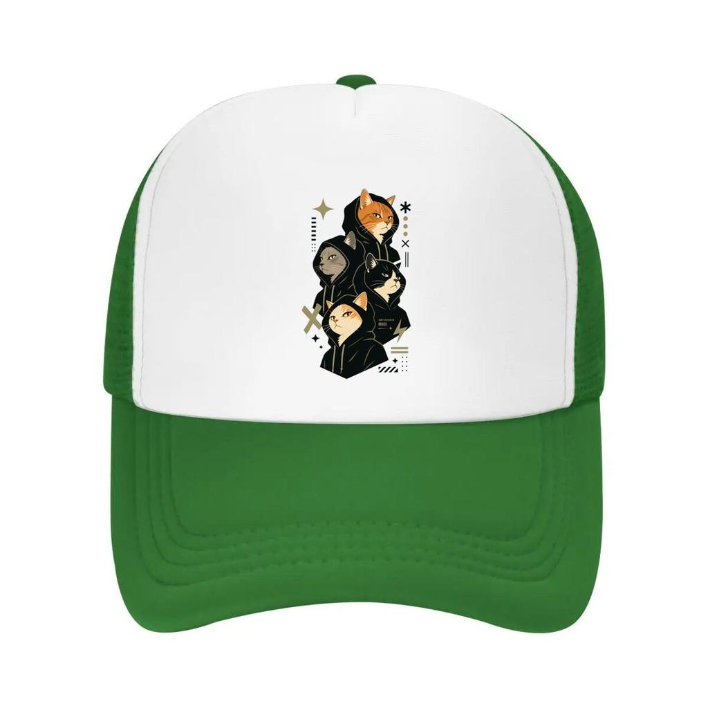 Street Cats Minimal Logo Portrait Mesh Baseball Cap Casual Hat Outdoor For Womens Unisex FeUnisex