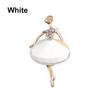 Gift Bag Jewelry Ballet Girl Pin Dancing Girl Brooches Clothes Accessories Crystal Badge