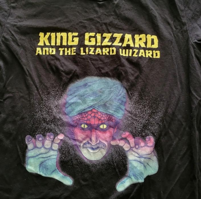 

New King Gizzard & the Lizard Wizard Black T-Shirt Cotton Full Size Unisex T-Shirt L