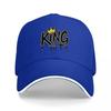 KING Krone Logo Baseballkappe Schwarz Verstellbare Mütze Streetwear Stil Unisex Damen Modeaccessoire Urban Trendiges Design