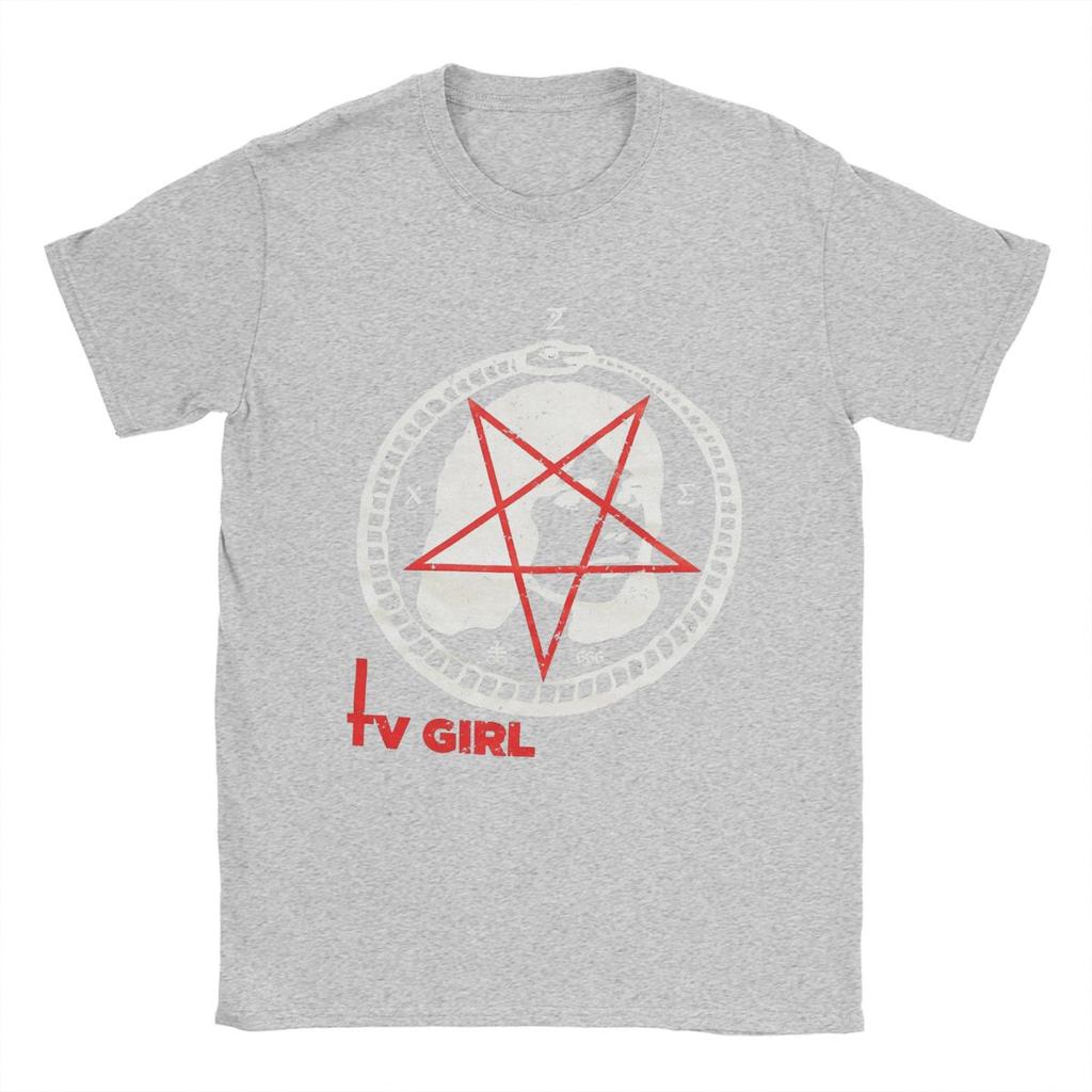 Punk Tv Girl T-Shirts for Men Amazing Cotton Tees O Neck Short Sleeve T Shirts Summer Clothing