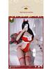 Yiyue Sexy Christmas Lingerie: Open Crotch Bodysuit with Quick Release Temptation Set