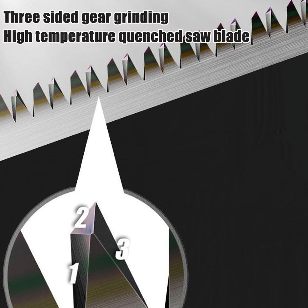 Piła Ręczne Narzędzia Stolarskie 14" Kieszonkowa Piła Składana SK5 Piła do Drewna, 13/14 TPI Piła Płatnica o Podwójnych Ostrzach Przenośna Piła Kempingowa Piła do Cięcia Równoległego