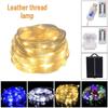 Waterproof LED Copper Wire String Lights with Remote Control - USB & Battery Operated for Christmas, Weddings, and Outdoor Camping Decorations