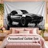 Car Racing (18) Theme Wall Tapestry Customized With Name Text Personalized Hanging Tapestry For Bedroom Living Room Decor