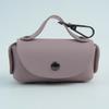 Portable Dog Poop Bag Organizer Stylish Pet Bag Holder Leather Pet Poop Pouch Holder with Dispenser for Dog Bags Pet Supplies