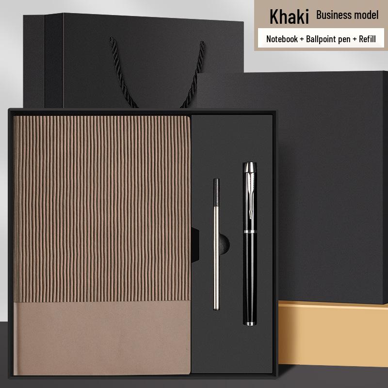 High-End Customizable Office Notebook Gift Set with Logo