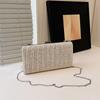 Weave Straw Evening Clutch Bags for Women Luxury Purse Summer Party Fashion Shoulder Bags Hadbags Wedding Bridal Clutches Sac