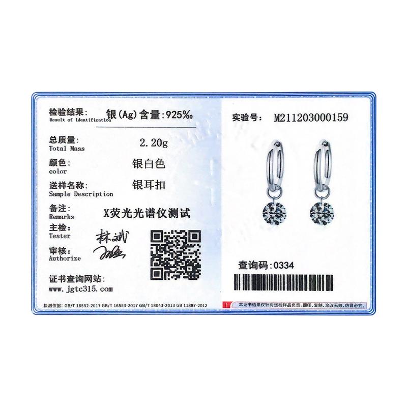 Modian 100% 925 Silver Classic Circle Sparkling Clear CZ Hoop Earrings For Women Luxury Wedding Statement Jewelry Arete