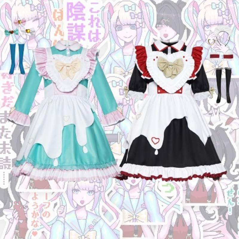 Cute And Sweet Anime Maid Costume For Cosplay And Stage Shows