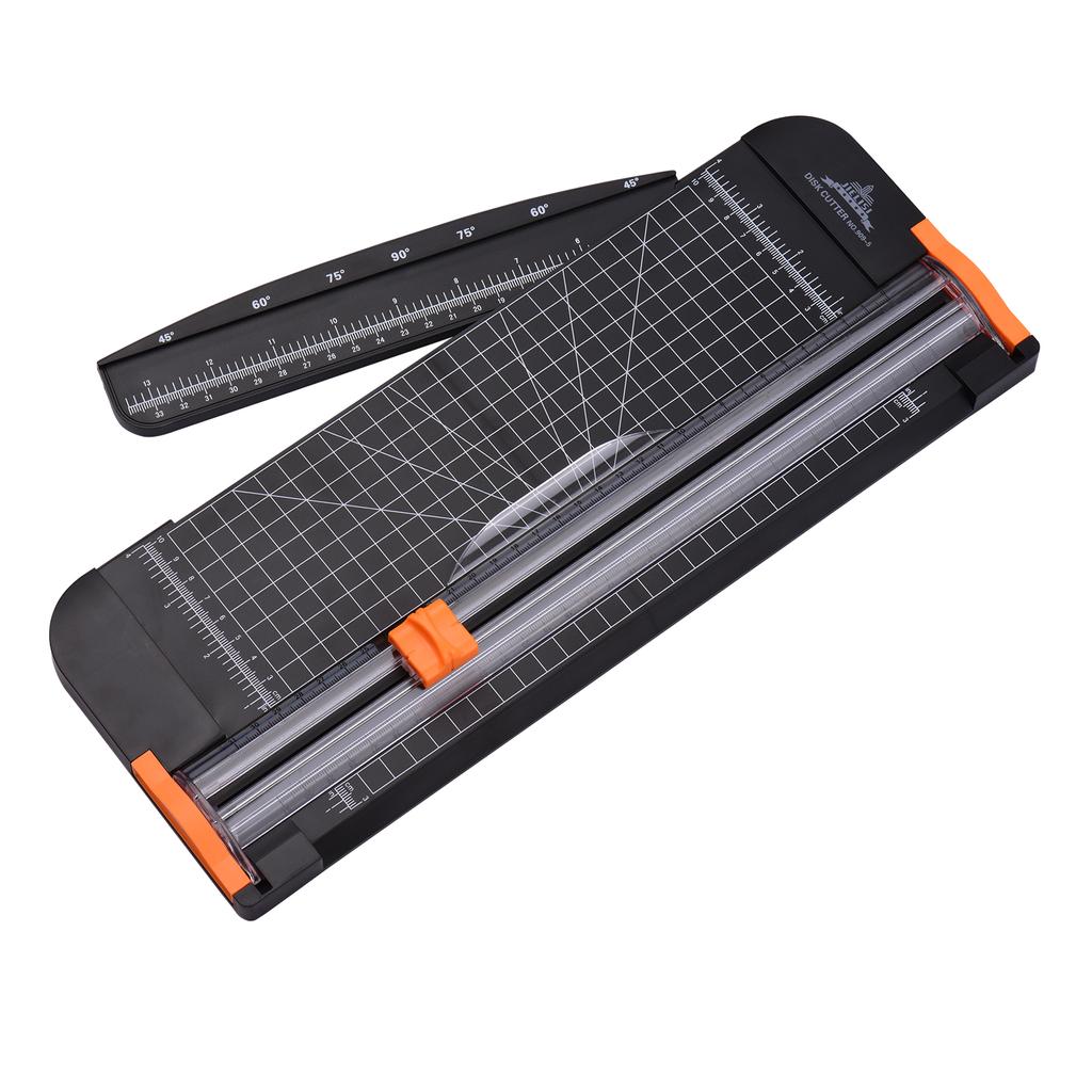 JIELISI A4 Portable Paper Trimmer Paper Cutter Cutting Machine 12.2 Inch Cutting Length for Craft Paper Card Photo