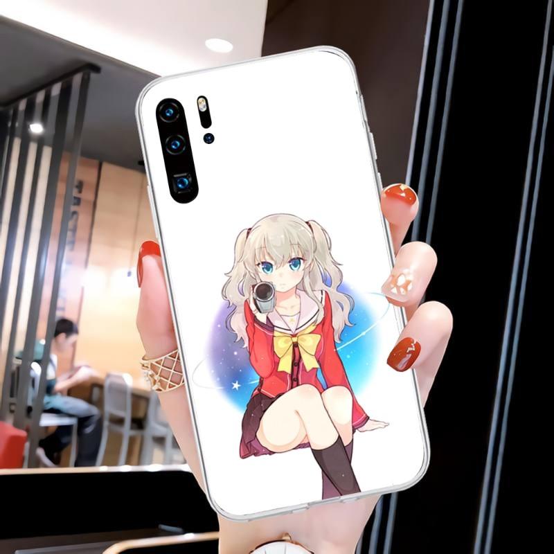 Husă de Telefon Drăguță Charlotte pentru Huawei P50 P40 P30 Pro Mate 40 30 Pro Nova 8 8i Y7P Honor Husă de Telefon Transparentă