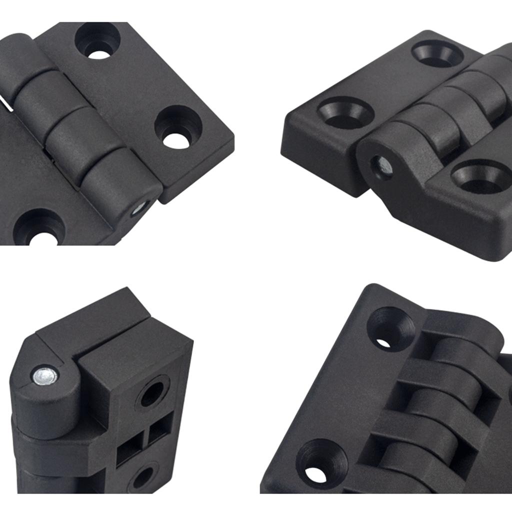 10 Pcs Black Small Cabinet Butt Hinges Wooden Jewelry Box Hinges Mini Folding Hinges Replacement for Handicrafts