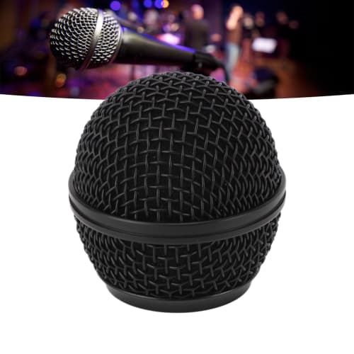 Zerodis Microphone Grill Ball, Replacement Microphone Head for SM58, BETA58, and SV100, Anti-Dent Karaoke Accessory, Replacement Part, Zerodis6b7ak519