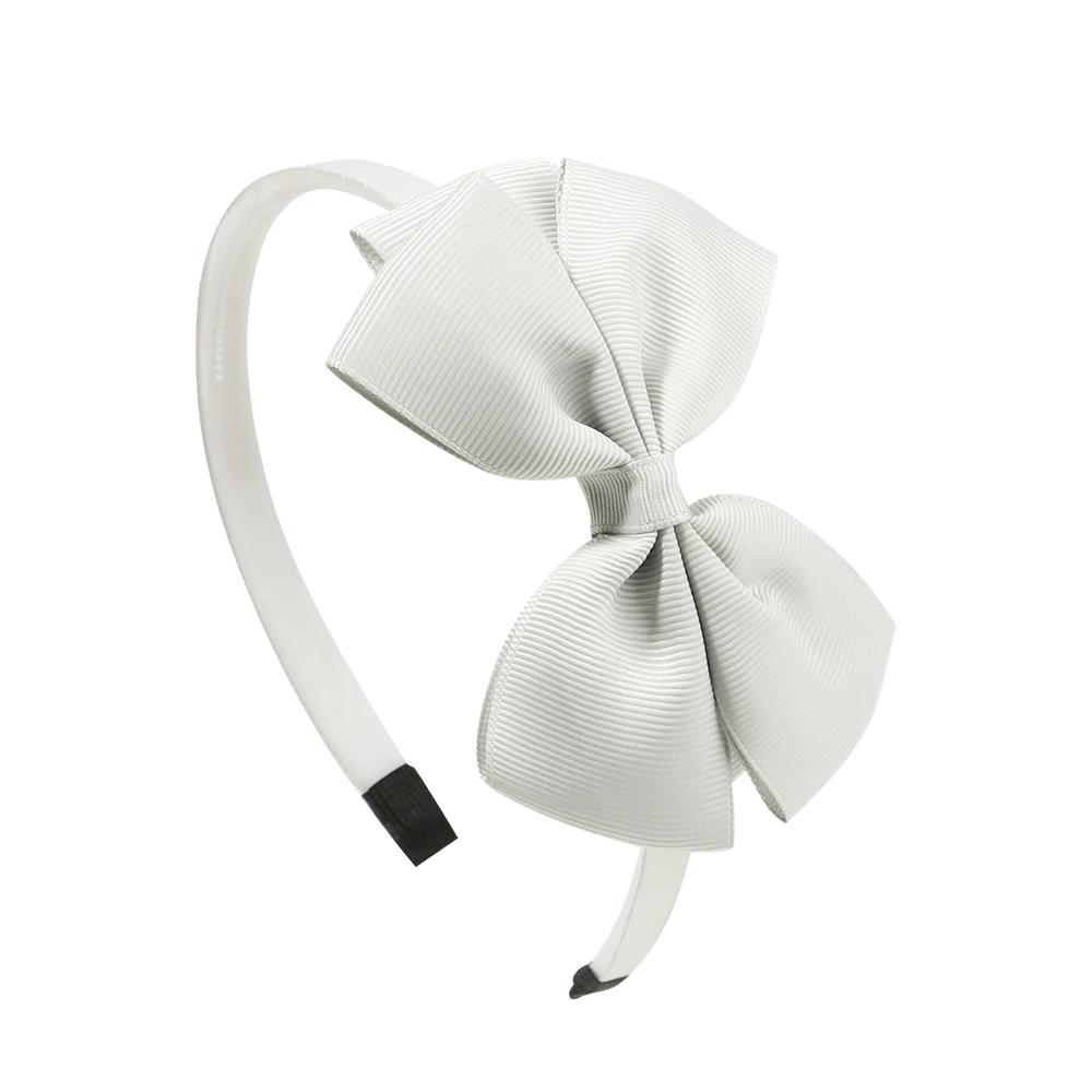20 Colors Cute Bowknot Baby Girl Hair Band Ribbon Handmade Hair Bows Tiaras Hairbands Headbands Headwear Hair Accessories